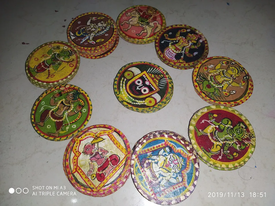 A Dashabatara ganjapa set from Paralakhemundi, Odisha, photographed in 2019.